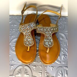 Pierre Dumas sparkly sandals size 7.5